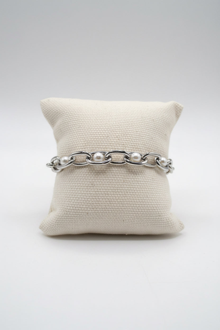 Pearlyn Metal Bracelet Silver
