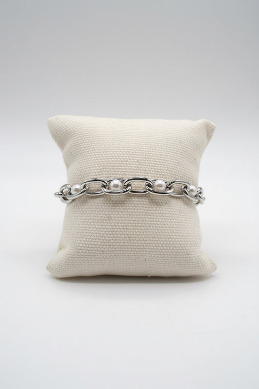 Pearlyn Metal Bracelet Silver