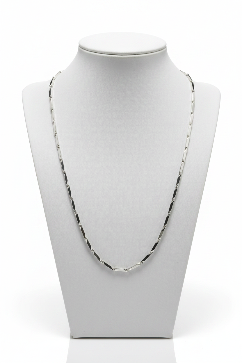 Bar Chain Silver