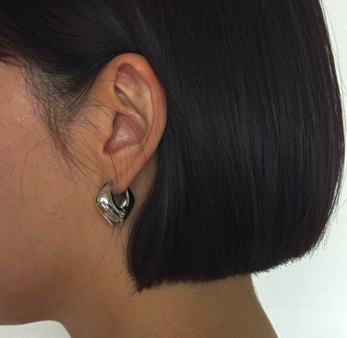 Grasp Earrings in Gold