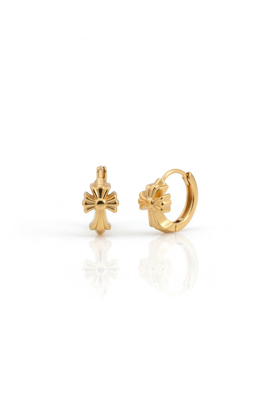 Fleur Earrings Loops Gold