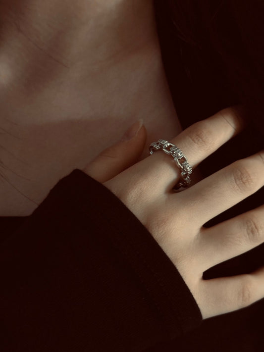 Heir thin Ring in silver