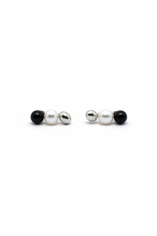 Bow Earrings Silver