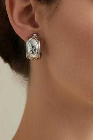 Em Grande Earrings Silver