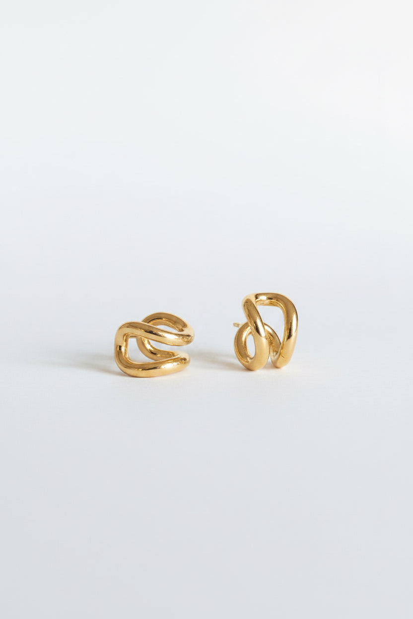Route Earrings Silver