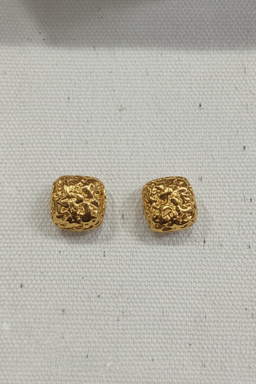 Tempo Clip Earrings Silver