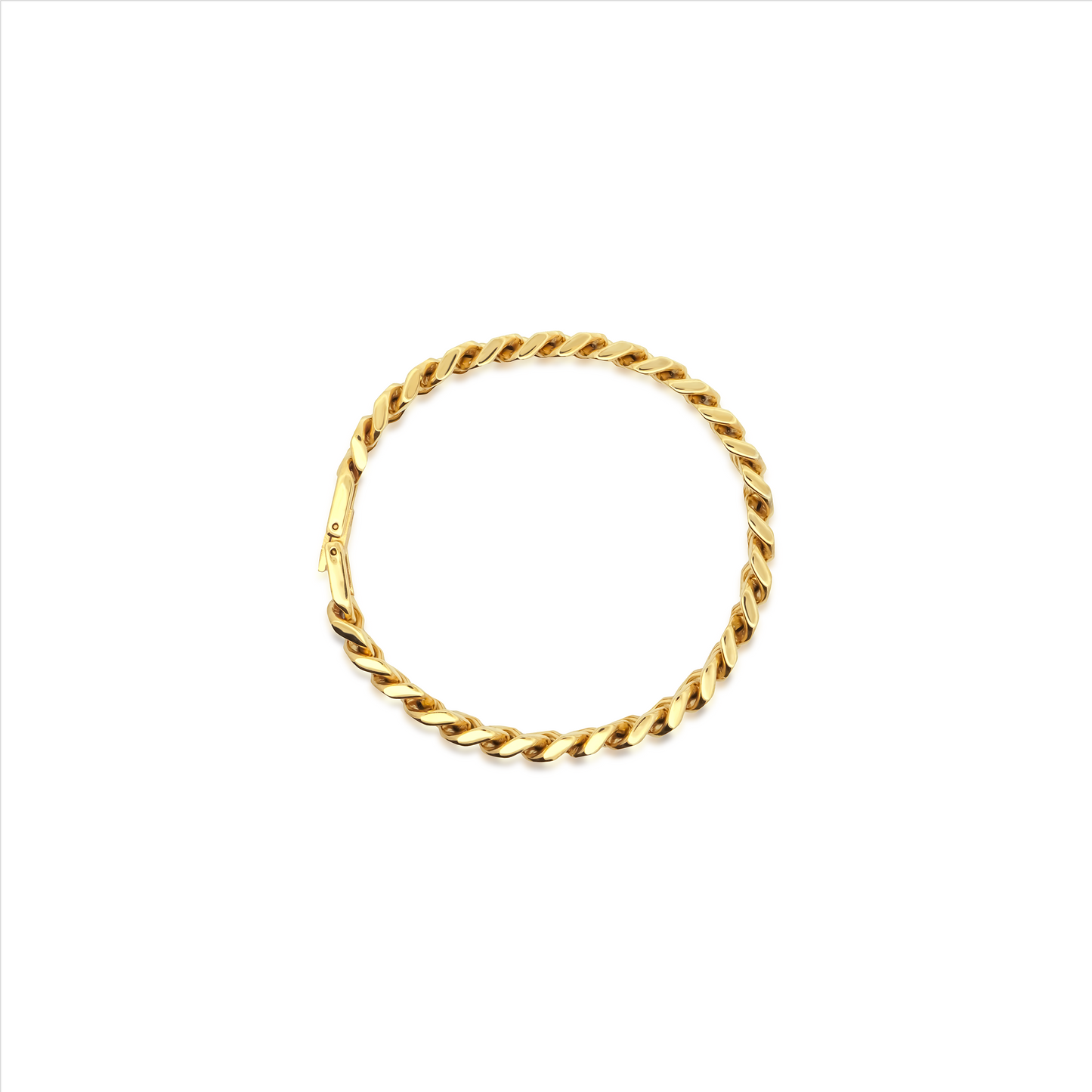 Cuban Medium Gold Bracelet