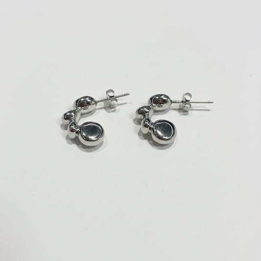 Pebble Arc Earrings Gold