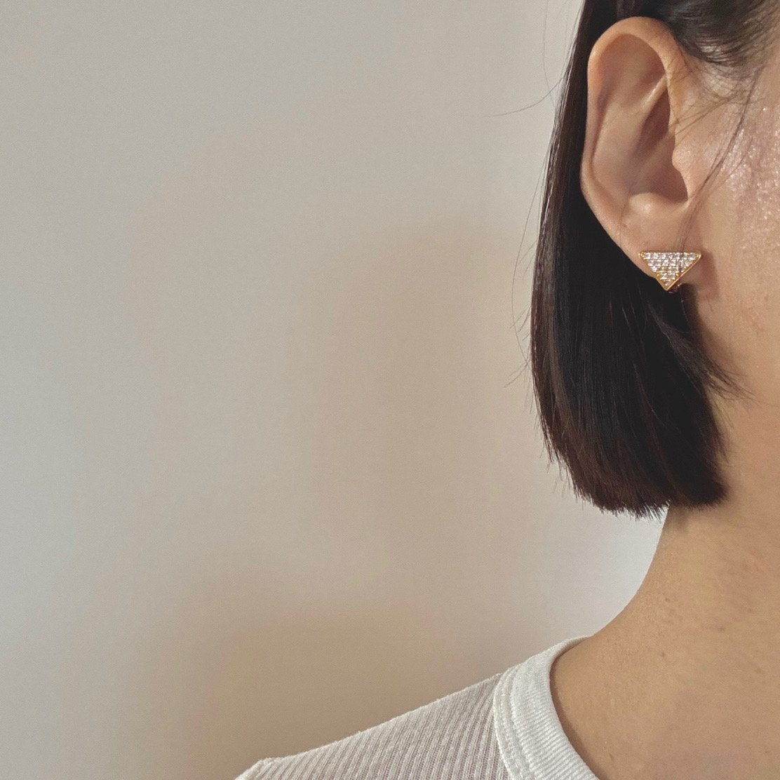 Pri earrings gold