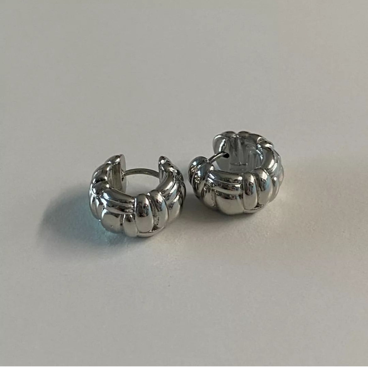 Fred Earrings in Silver