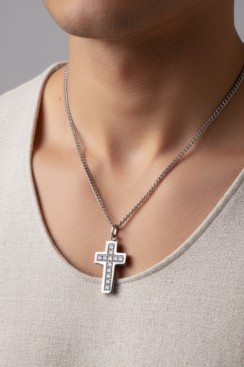 Cross in Cross Necklace