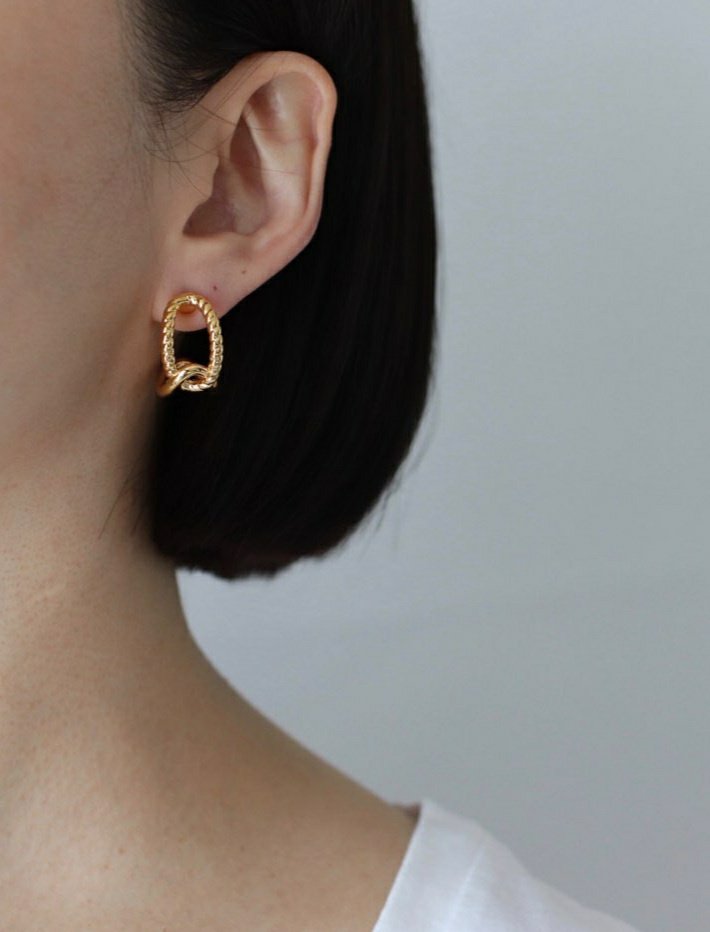 Charlotte Chaine earrings in Silver