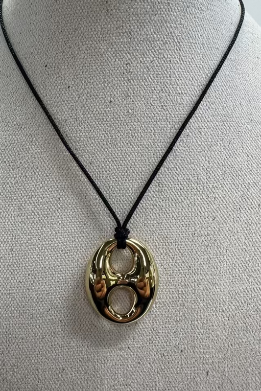 Jessie Corded Necklace Gold