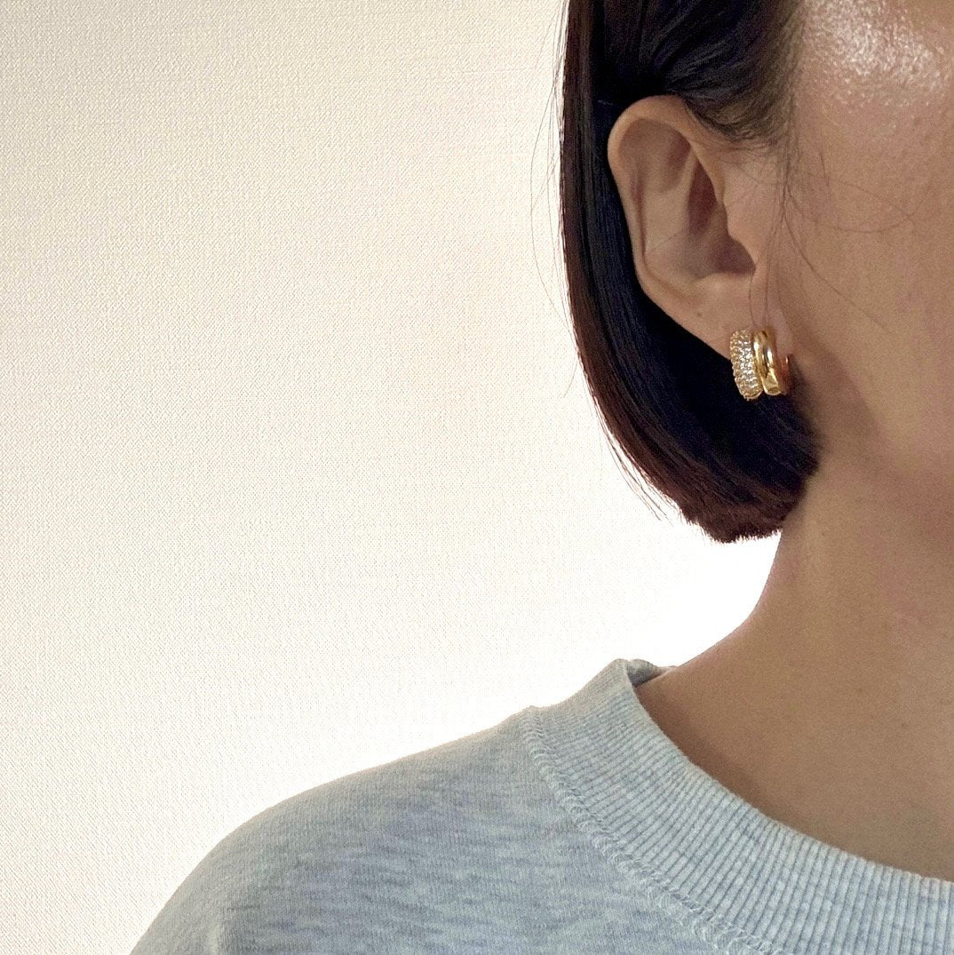 Prinsep earrings in Gold