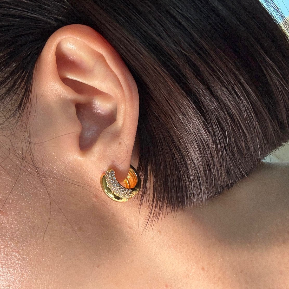 Prinsep earrings in Gold