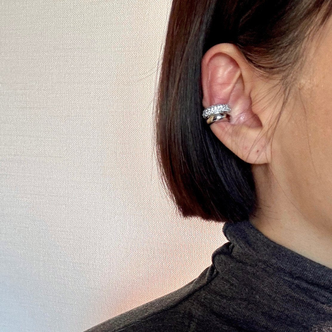 Prinsep earcuff in Silver