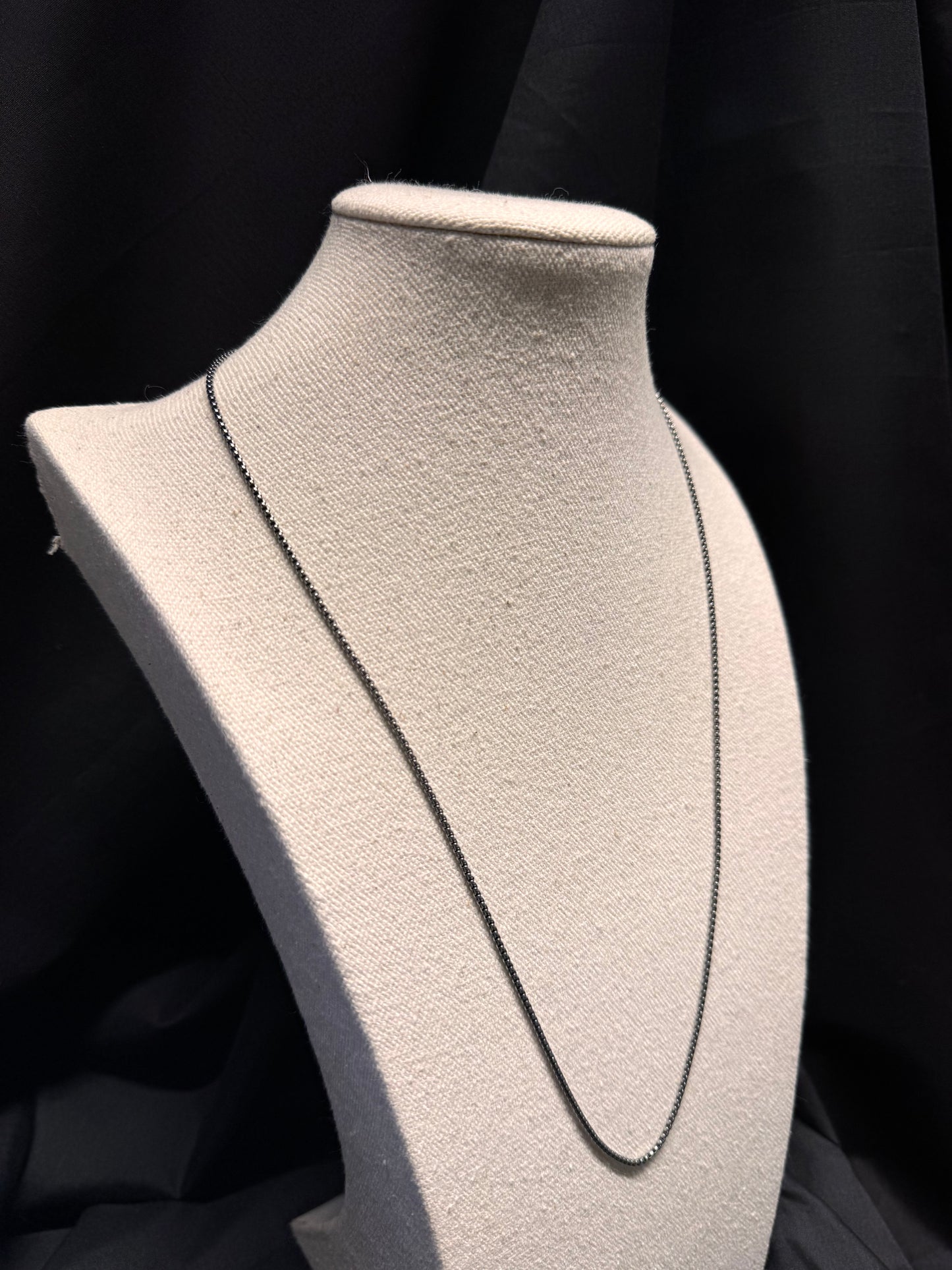 Venetian Chain Oxidised 1.5mm