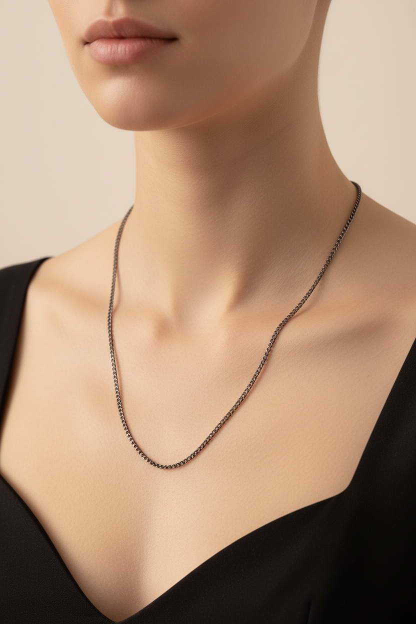Venetian Chain Oxidised 2.5mm