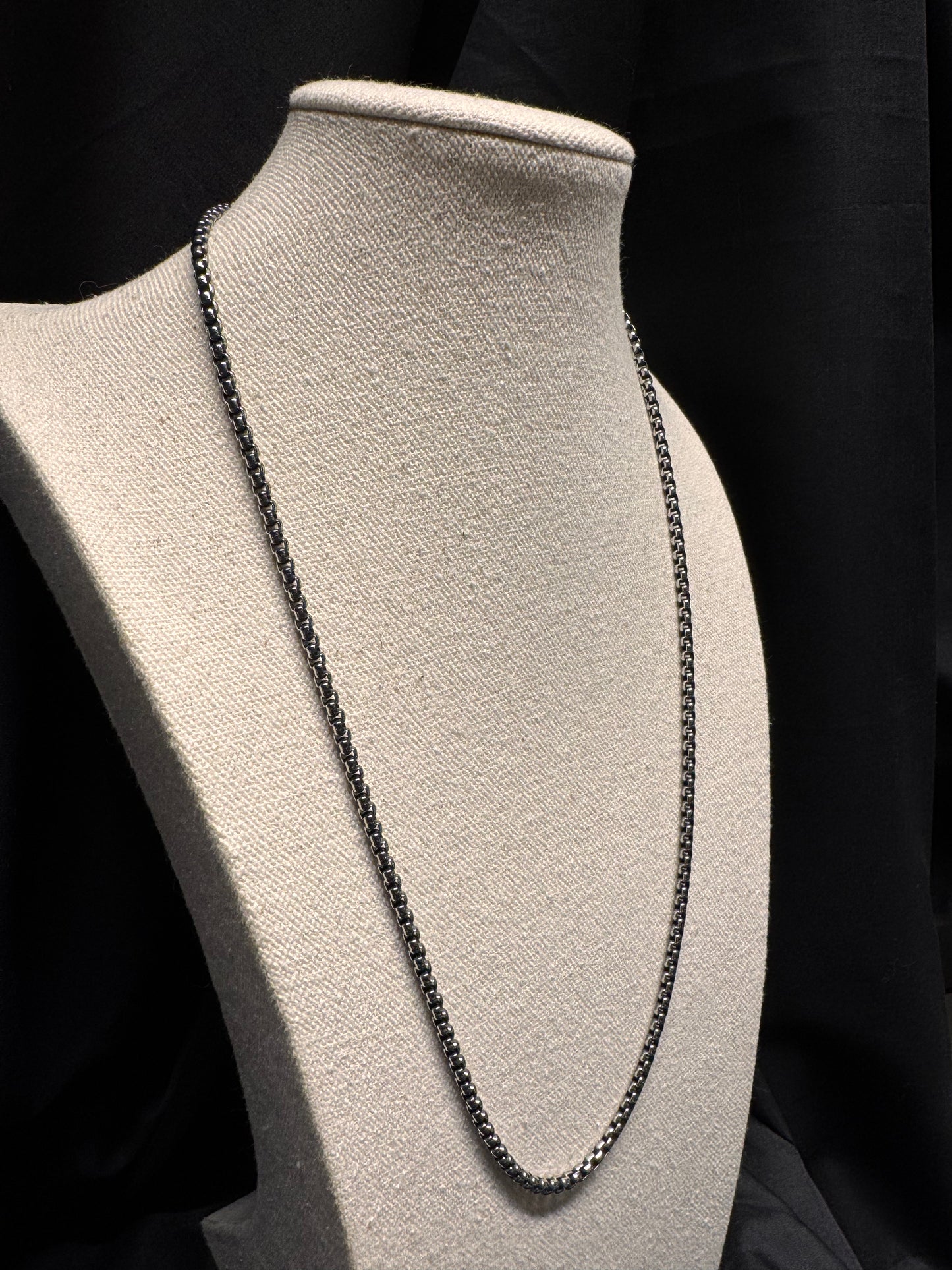 Venetian Chain Oxidised 3.5mm