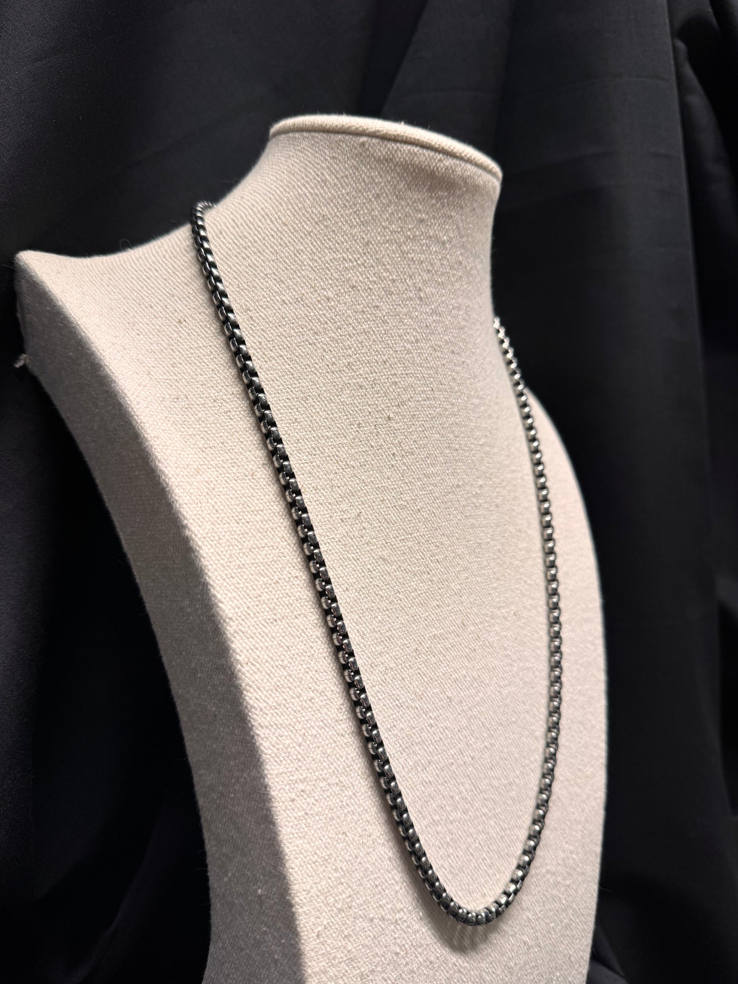 Venetian Chain Oxidised 4.5mm
