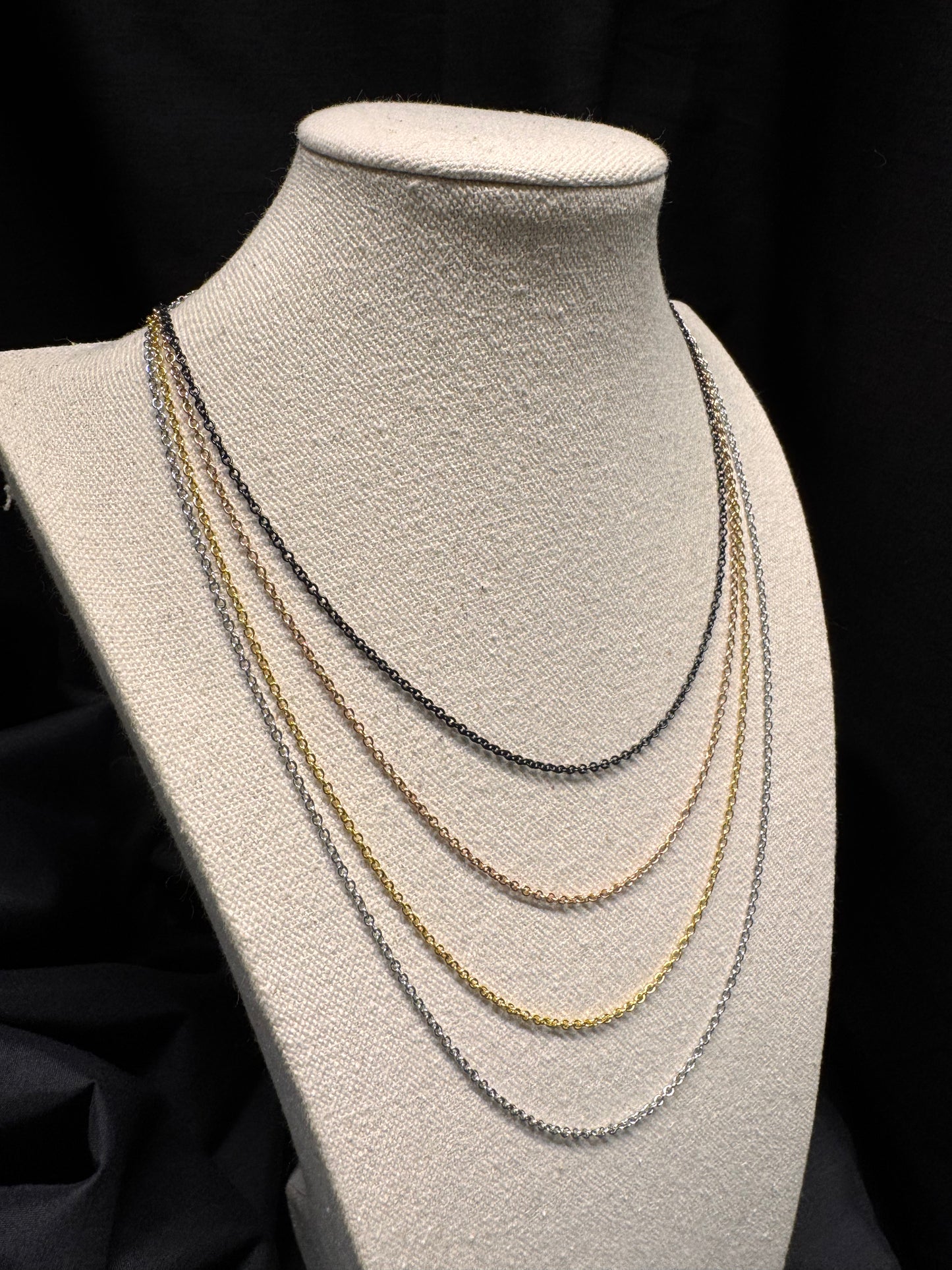 Cable Chain Thin Silver