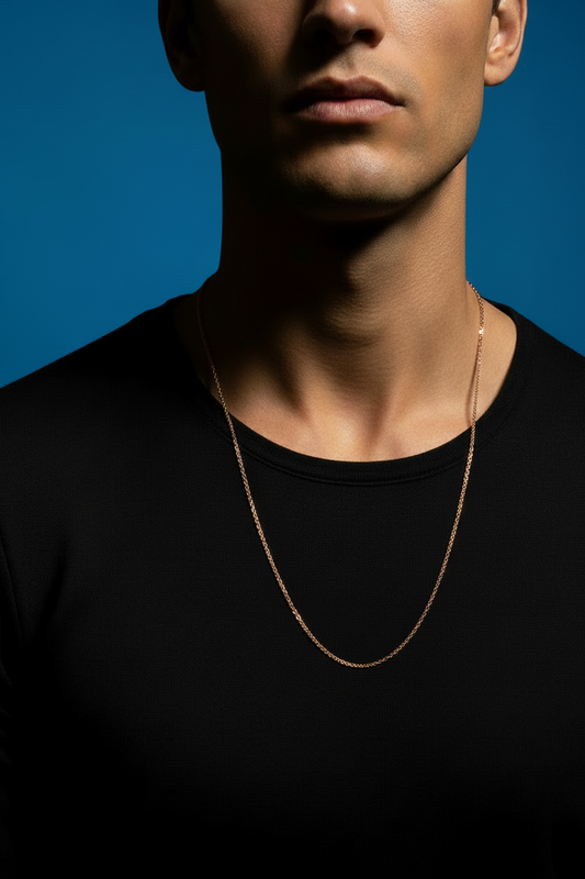 Cable Chain Thin Rose Gold