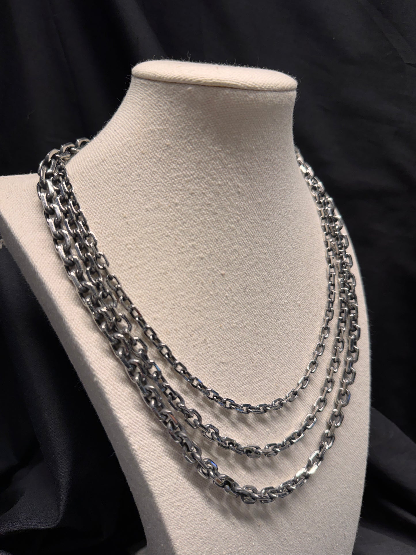 Cable Chain Thick Oxidised 6.0mm
