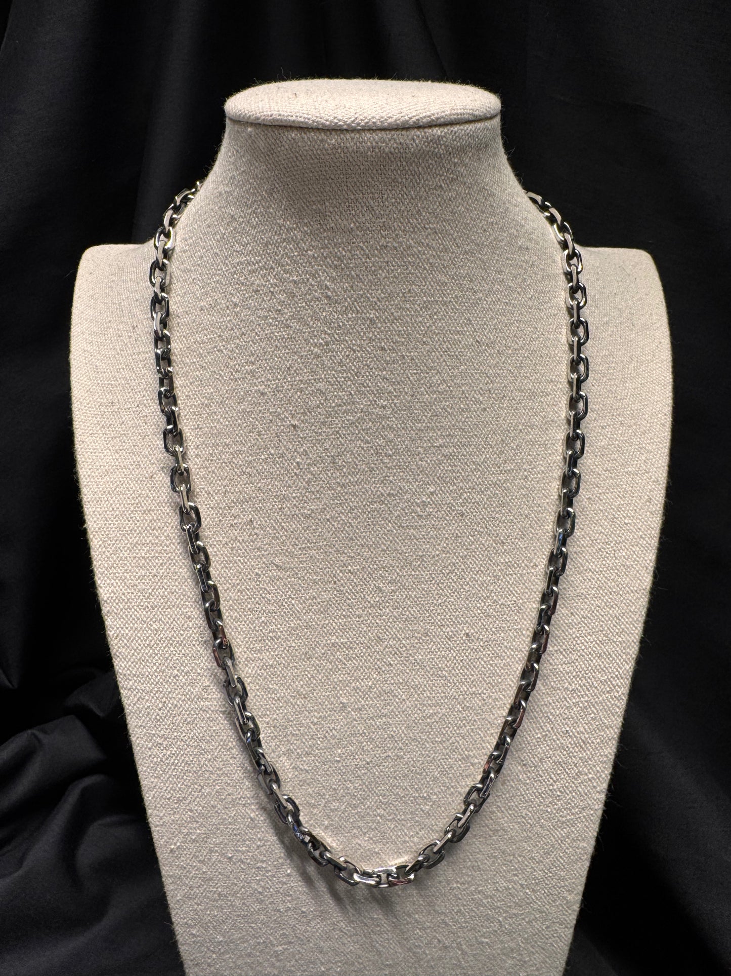 Cable Chain Thick Oxidised 6.0mm