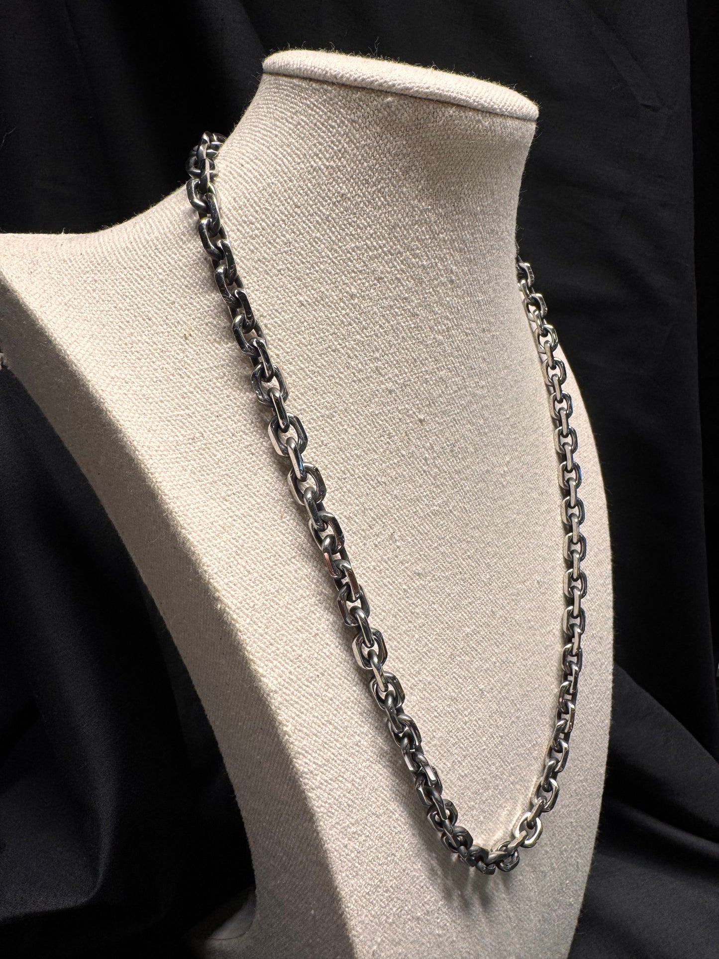 Cable Chain Thick Oxidised 8.0mm