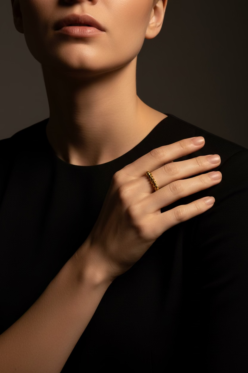 Emily Uno Ring in Silver