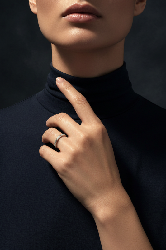 Kelly Ring Thin in Silver