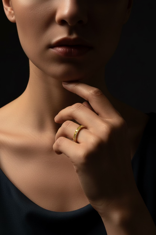 Kelly Ring Thin in Gold