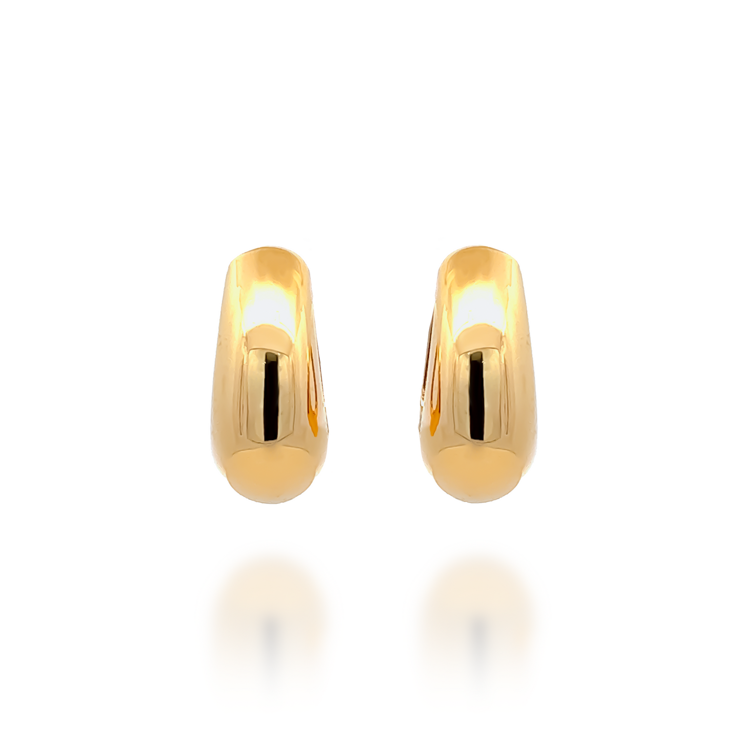 Regina Grande Earrings in Gold