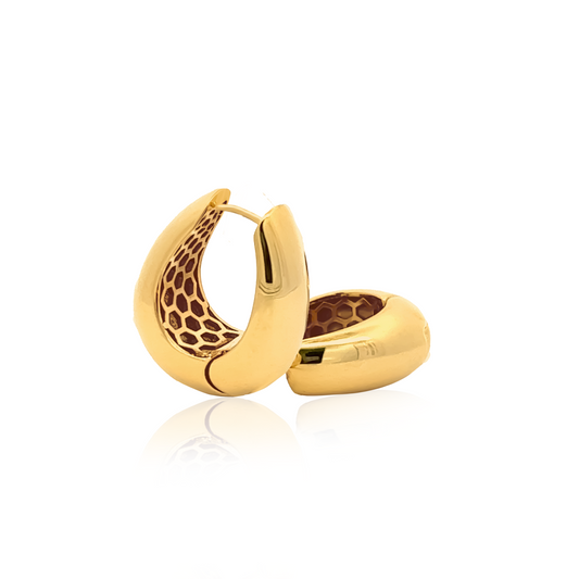 Regina Grande Earrings in Gold