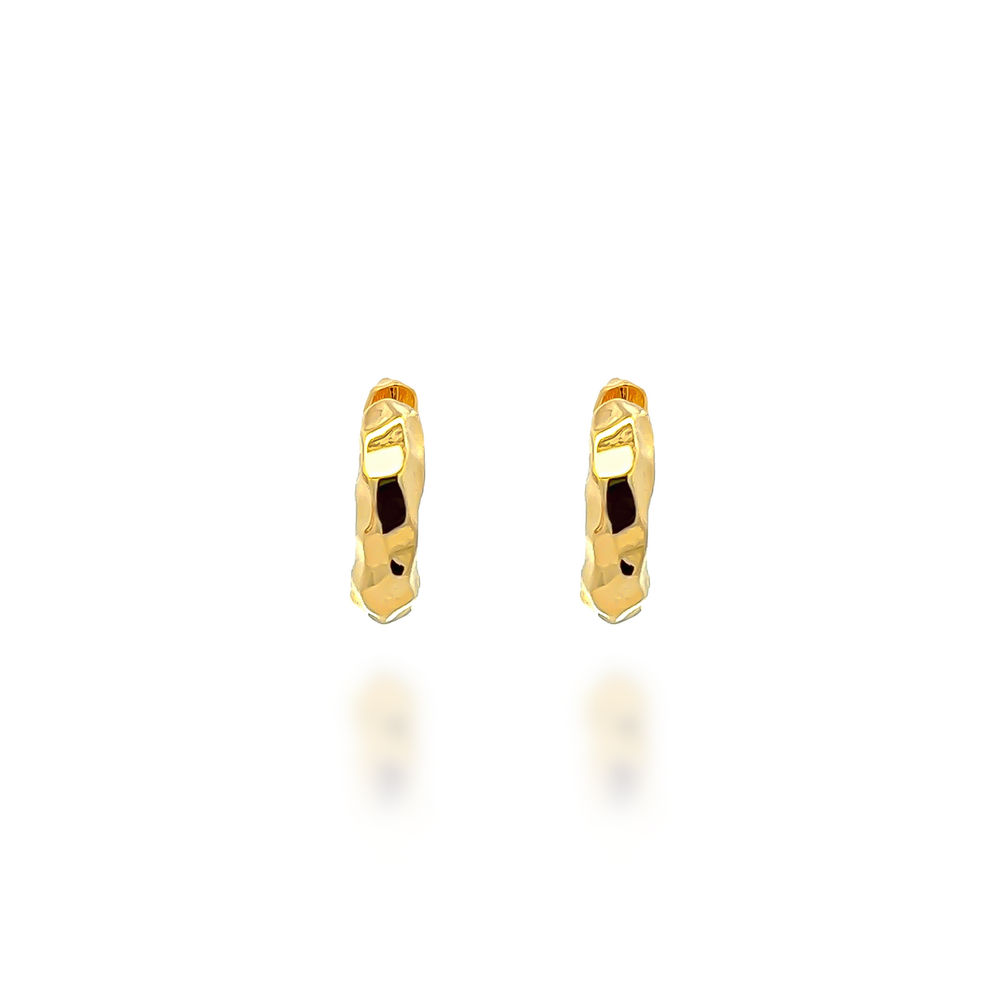 Tempo Hoops Earrings in Gold