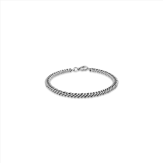 Flat Herring Thin Bracelet