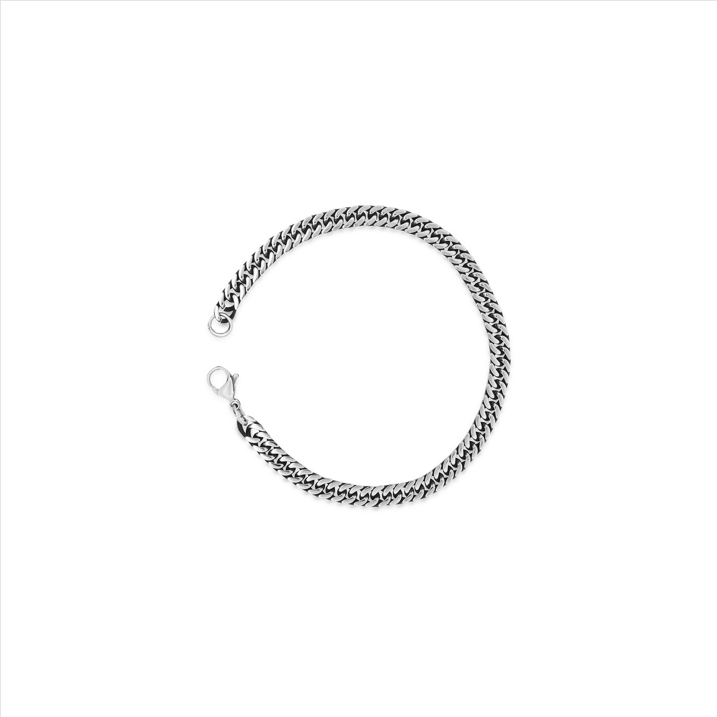 Flat Herring Thin Bracelet