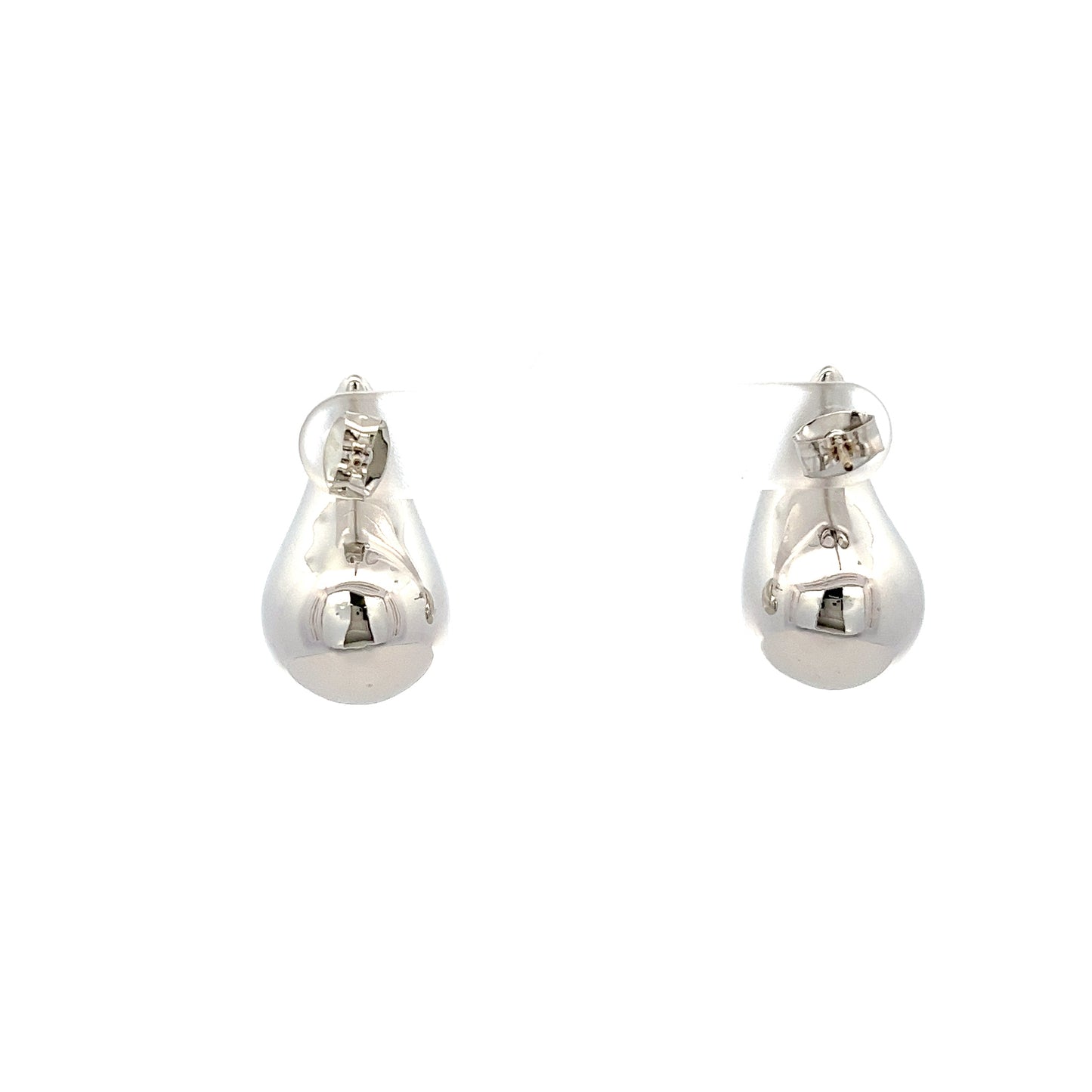 Woosh Earrings In Sliver