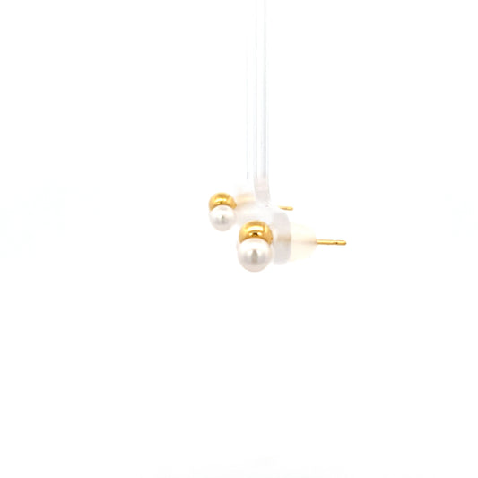 Pixy Pearl Earring In Gold
