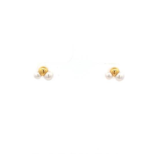 Pixy Pearl Earring In Gold