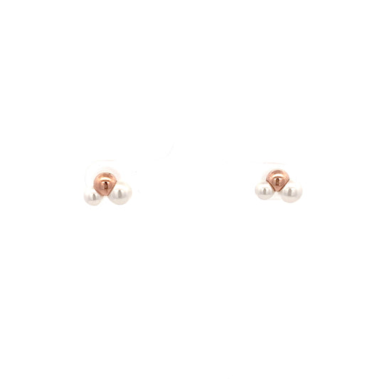 Pixy Pearl Earring In Rose Gold