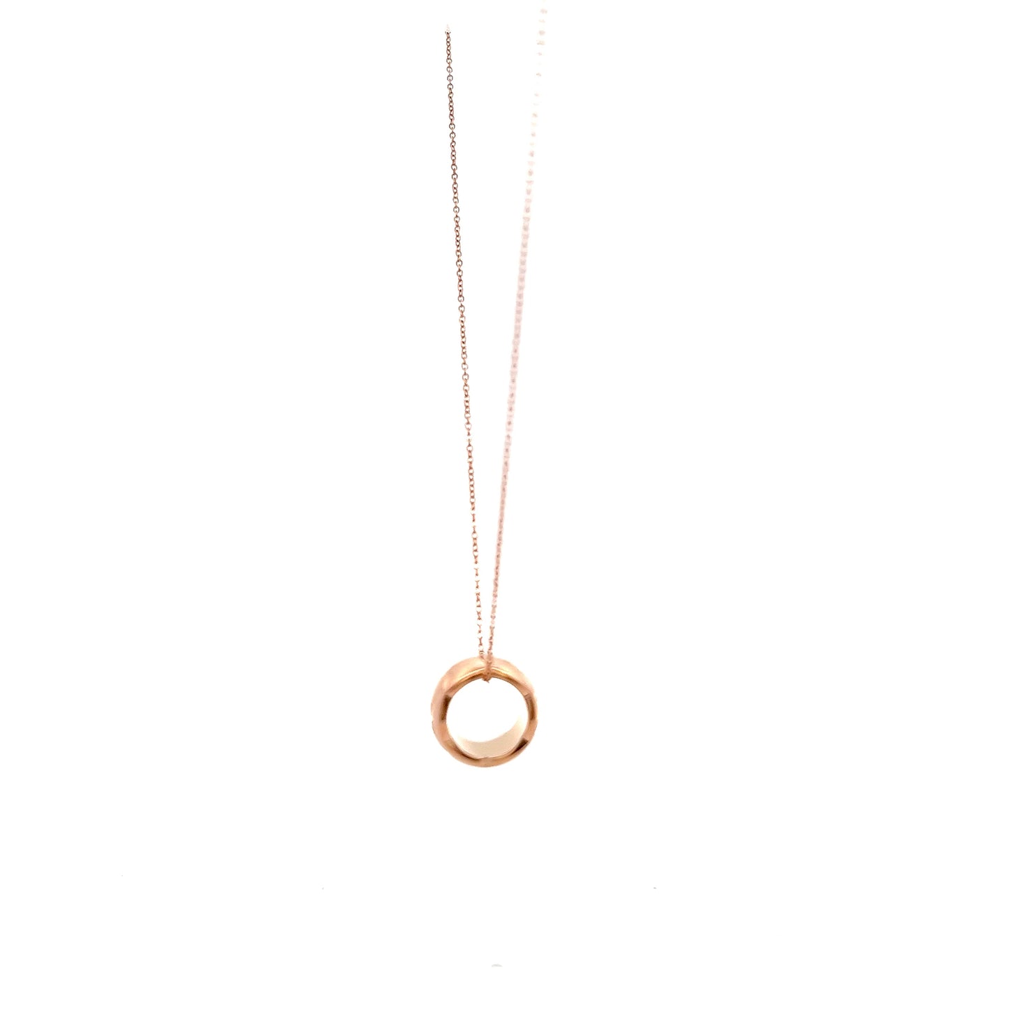 EM Necklace In Rose Gold