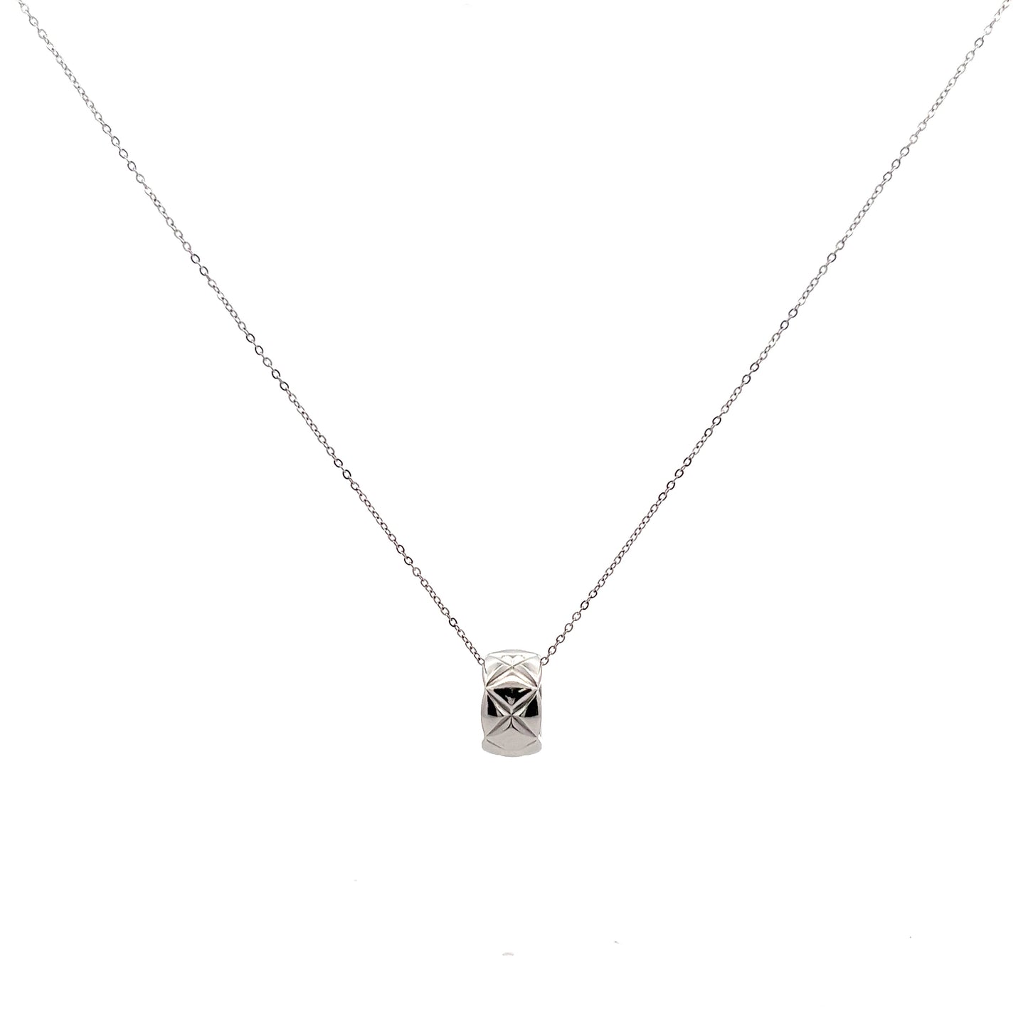 EM Necklace In Sliver