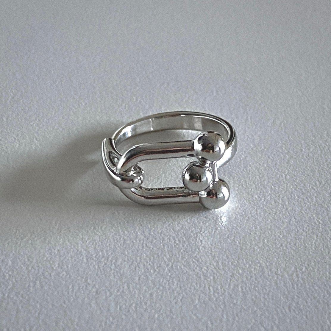 Chaine Ring In Sliver