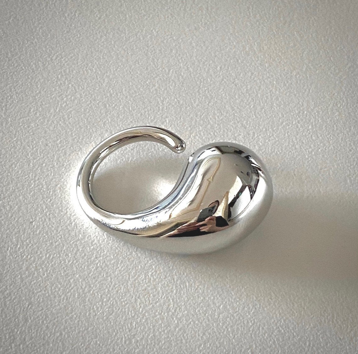 Woosh Ring In Sliver