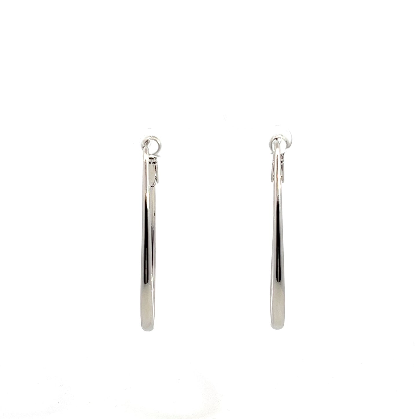 Dea Dos Loops Earrings In Sliver