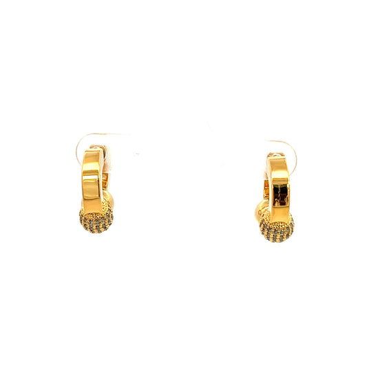 Glist Dos Earrings in Gold