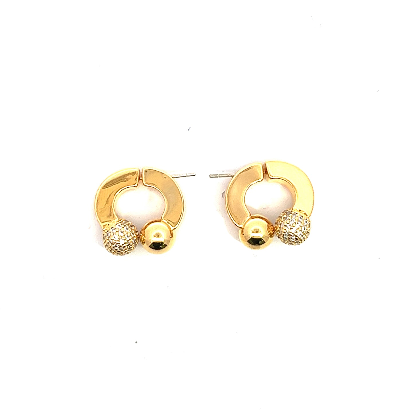 Glist Dos Earrings in Gold