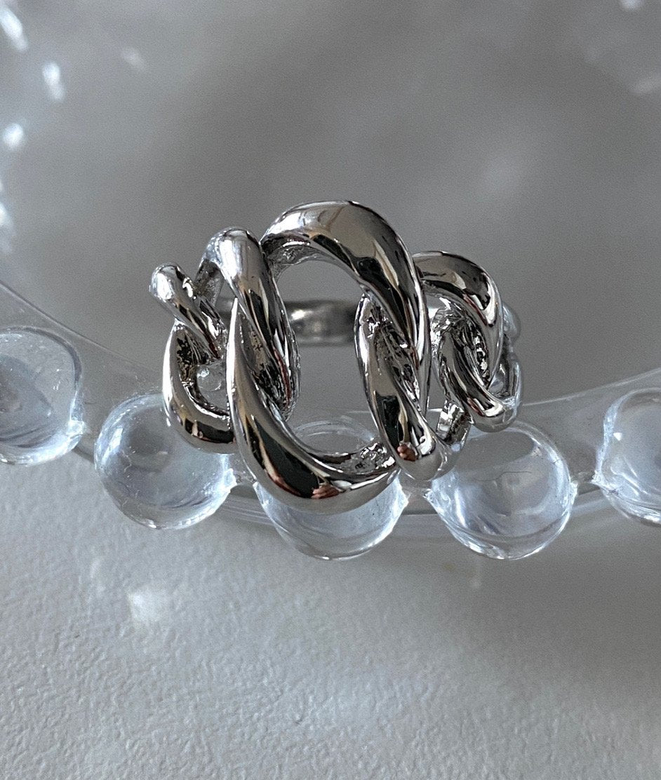 Emily Grande Ring Silver