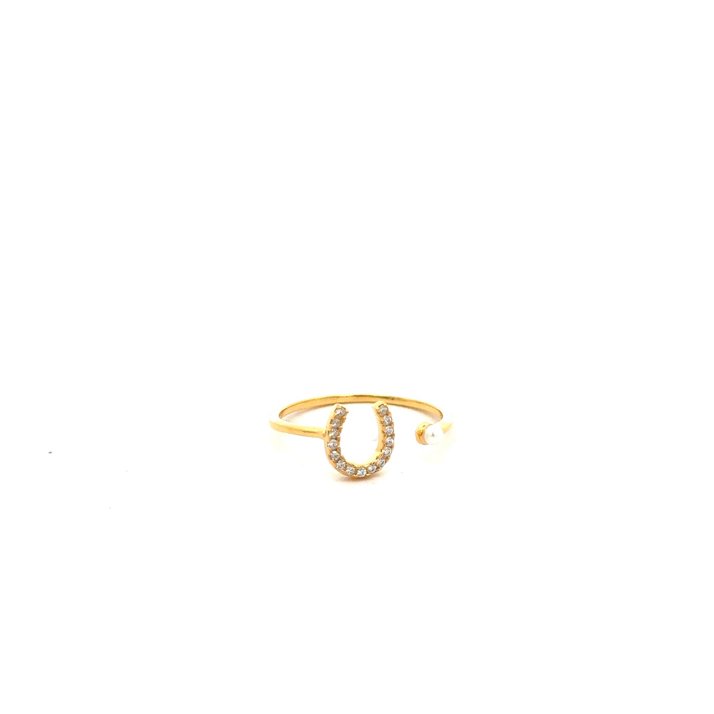Fine Horse Shoe Ring In Gold